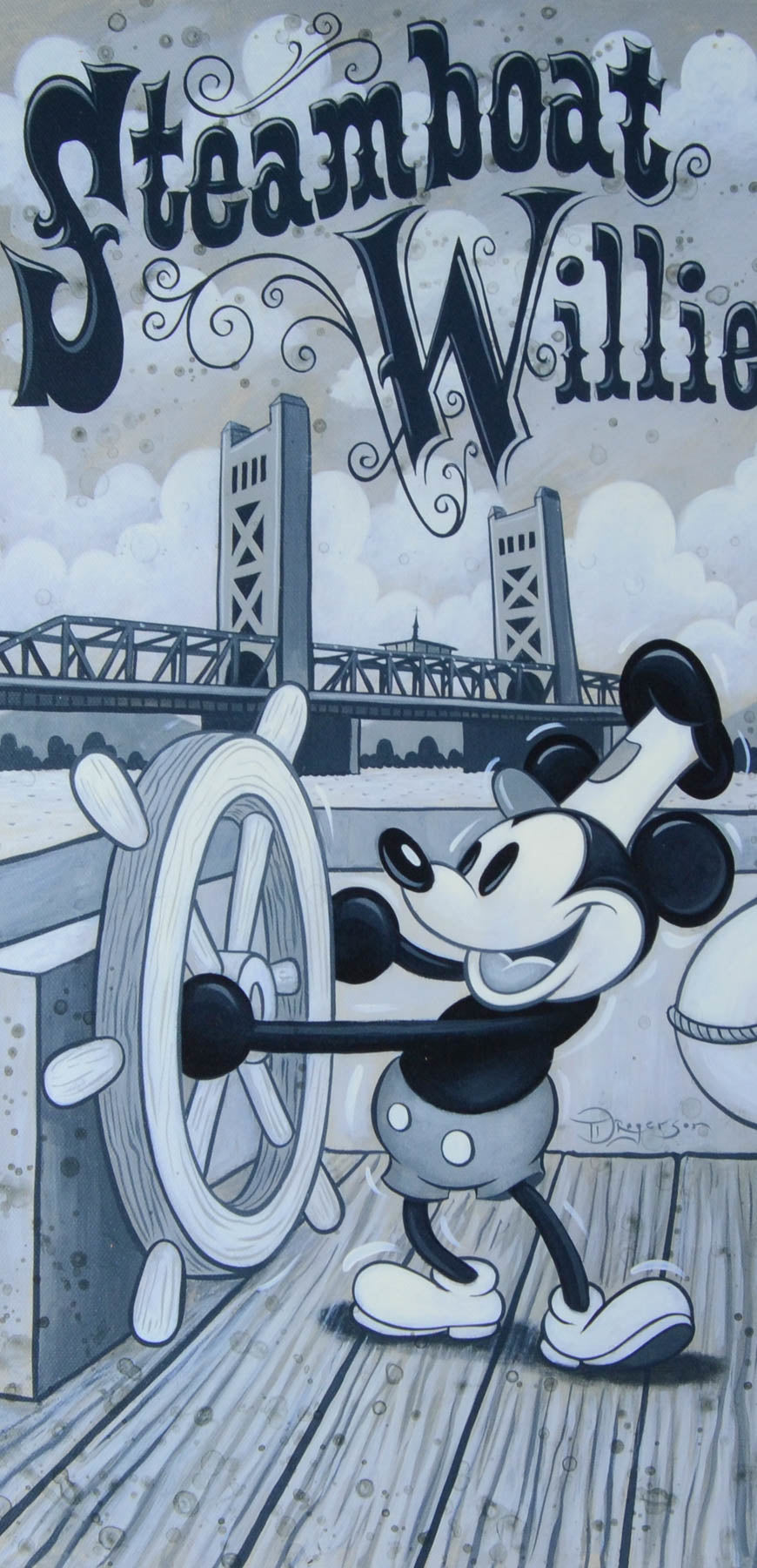 Steamboat to California -  Disney Treasure On Canvas